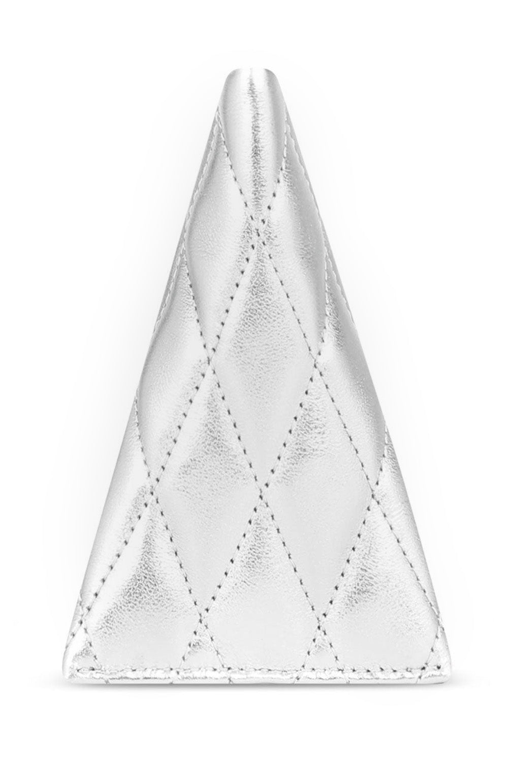 SAINT LAURENT BAGS SILVER BERLINGO CHARM POUCH ARGENTO