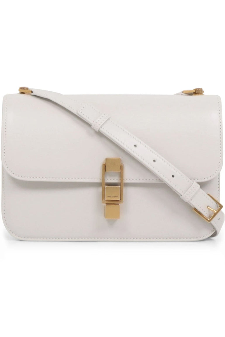 SAINT LAURENT BAGS BEIGE CARRE BOX BAG CREMA SOFT