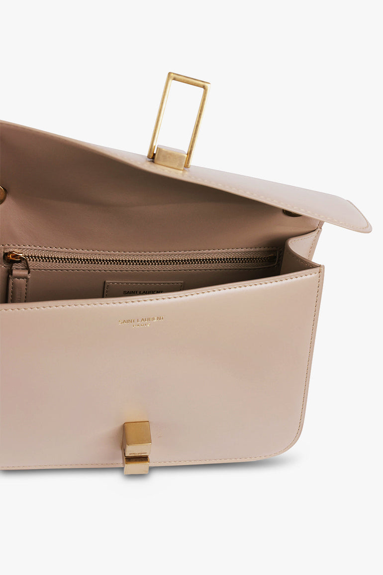 SAINT LAURENT BAGS BEIGE CARRE BOX BAG DARK BEIGE