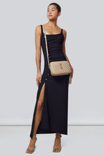 SAINT LAURENT LOU QUILTED CAMERA BAG DARK BEIGE/GOLD NEW SEASON