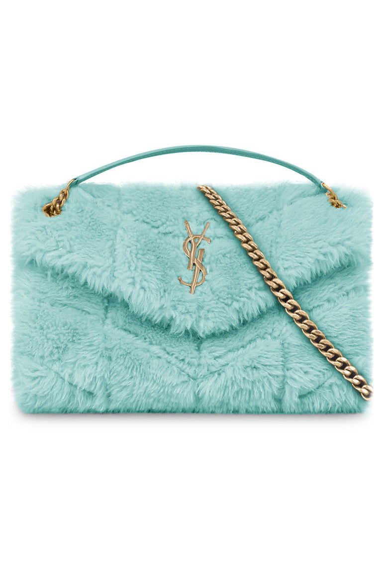 Shoulder Bags Saint Laurent Green Velvet Bag Saint Laurent Toy