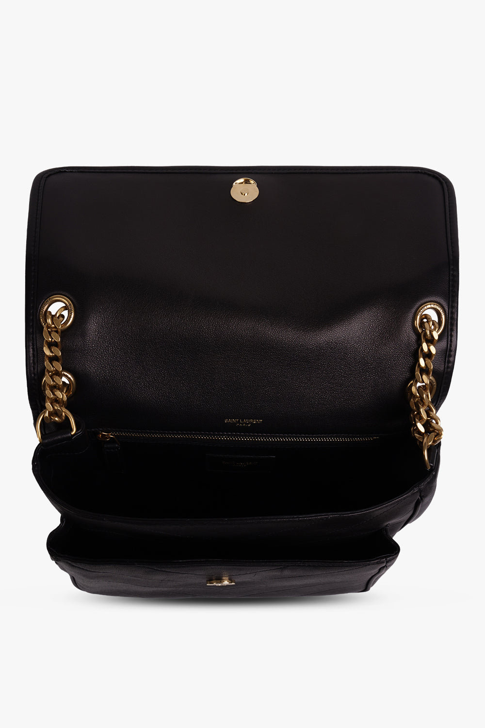 SAINT LAURENT BAGS Black NIKI MEDIUM BAG | BLACK/GOLD