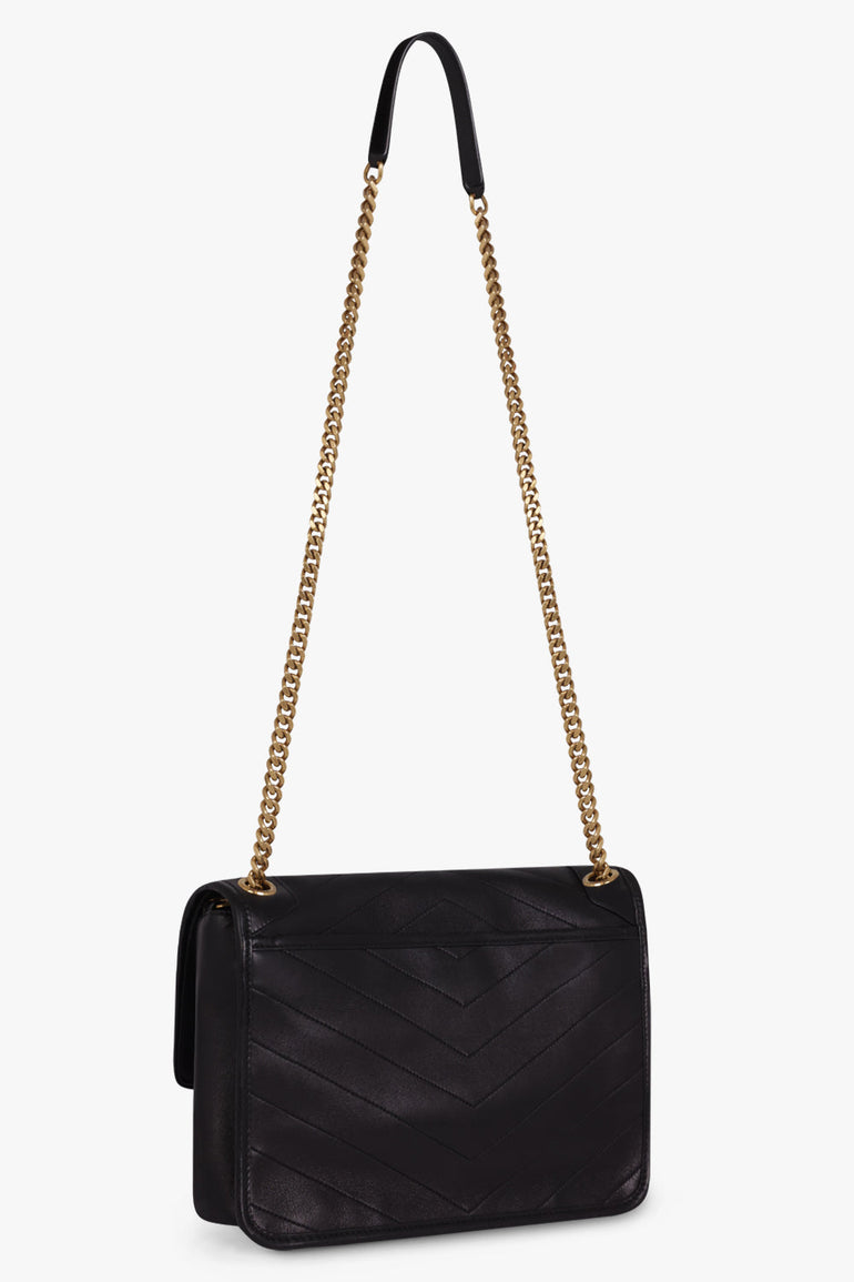 SAINT LAURENT BAGS Black NIKI MEDIUM BAG | BLACK/GOLD