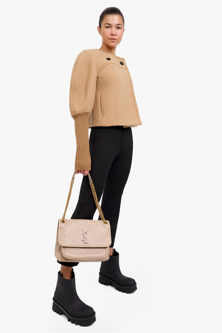 Ysl Beige Bag Outfit Outfit Saint Laurent Niki Crossbody SAINT