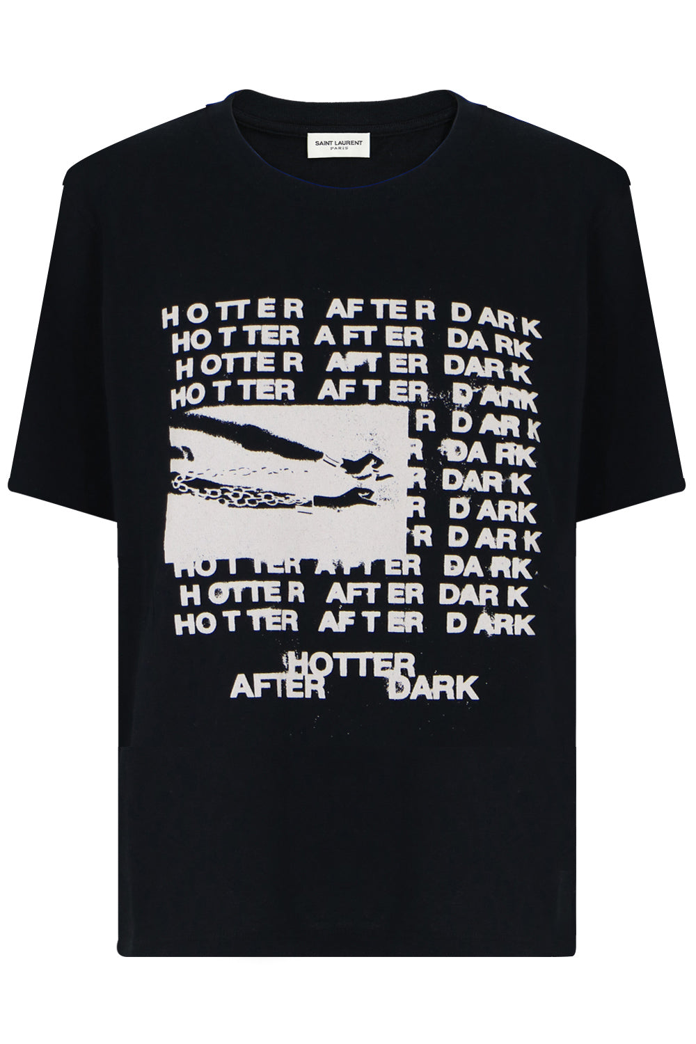 SAINT LAURENT RTW AFTER DARK T-SHIRT BLACK