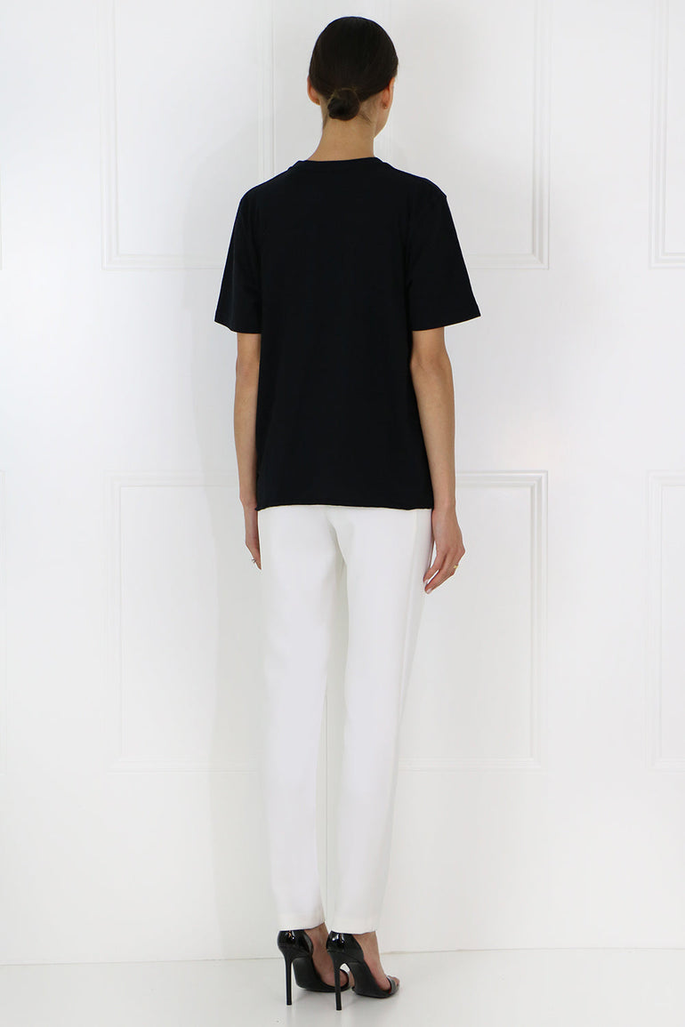 SAINT LAURENT RTW AFTER DARK T-SHIRT BLACK