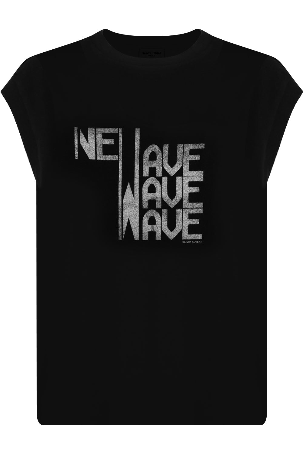 SAINT LAURENT RTW NEW WAVE CAP/SL T-SHIRT BLACK