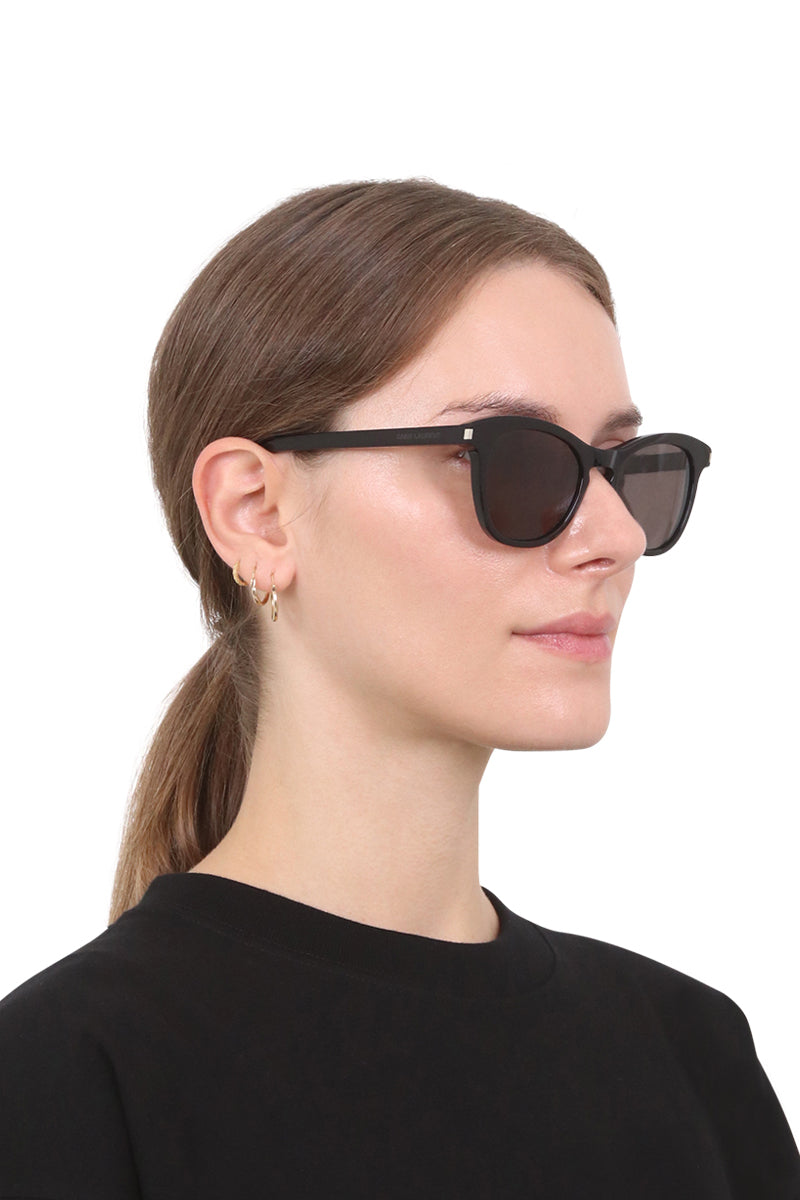 SAINT LAURENT SUNGLASSES BLACK SL 356 SUNGLASSES | BLACK