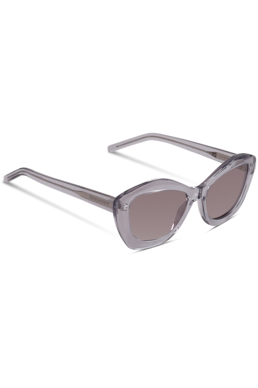 SAINT LAURENT 68 SUNGLASSES LIGHT GREY PURPLE NEW SEASON PARLOUR X