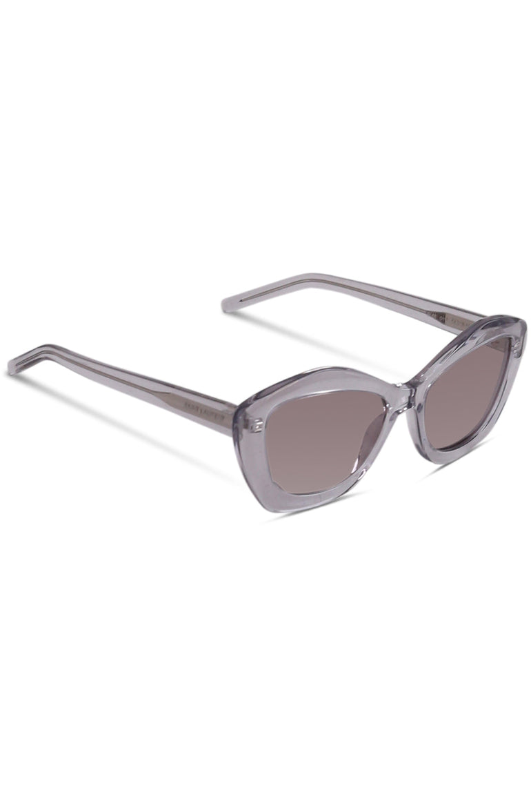 SAINT LAURENT SUNGLASSES GREY SL 68 SUNGLASSES | LIGHT GREY PURPLE