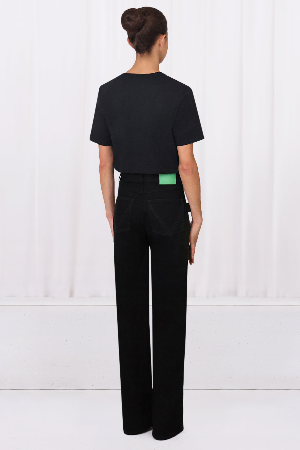 SAINT LAURENT GRAPHIC LOGO T-SHIRT S/S BLACK NEW SEASON PARLOUR X