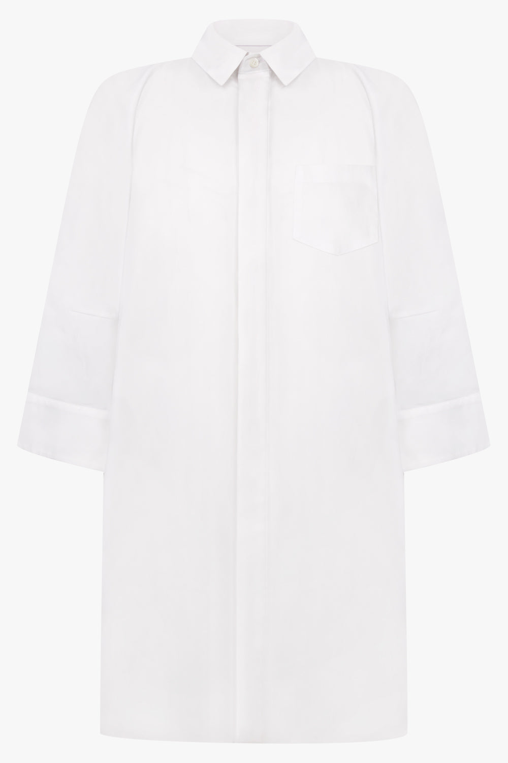 SACAI Dresses Bell Cuff Shirt Dress | Off White