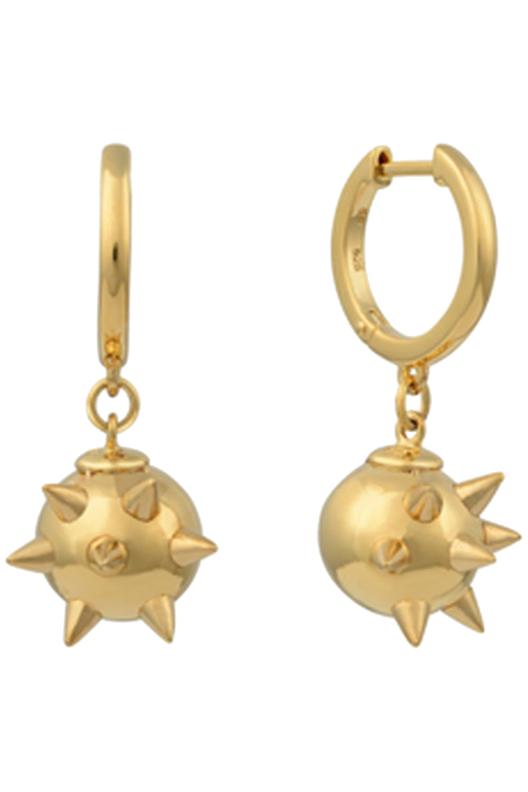 SENER BESIM Accessories GOLD BALL SPIKE EARRINGS | GOLD