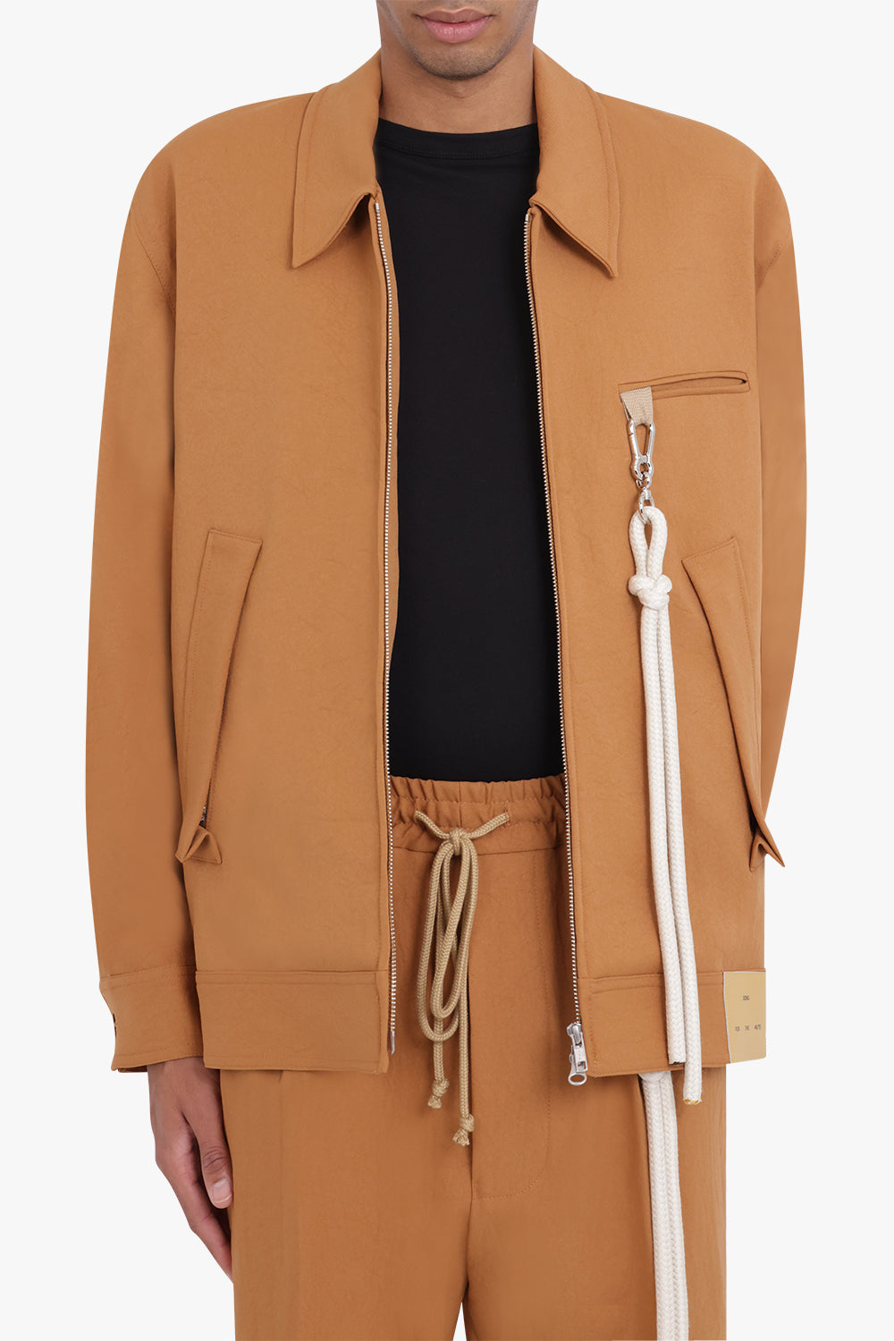 SONG FOR THE MUTE RTW COACH JACKET | CAMEL
