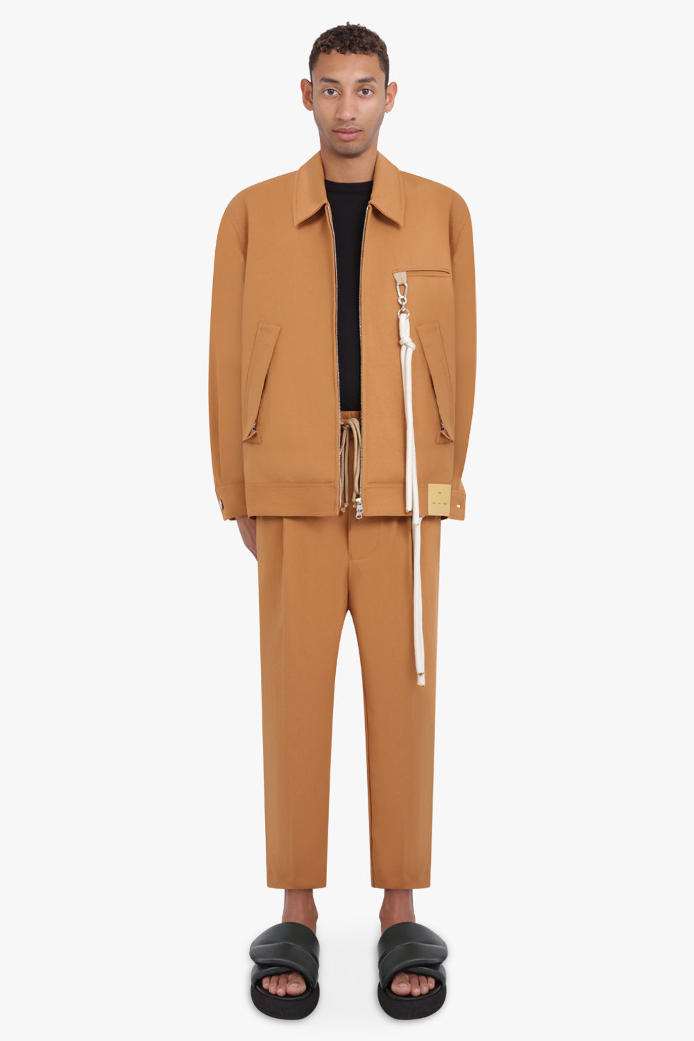 SONG FOR THE MUTE RTW COACH JACKET | CAMEL