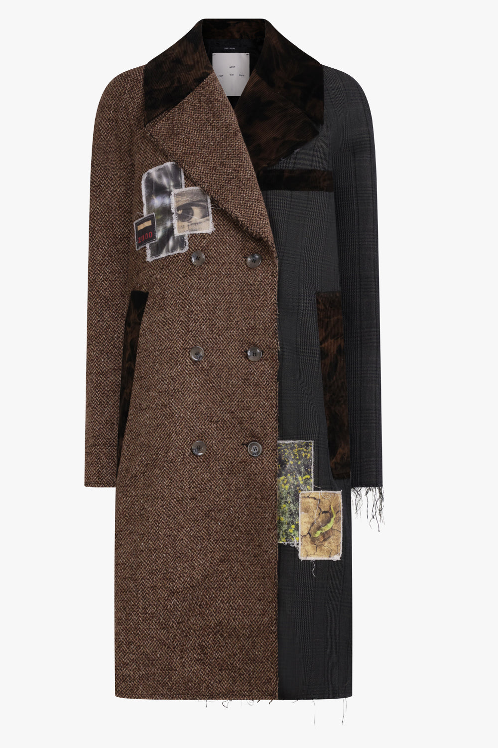 Raglan Coat in Glen Check | Charcoal – Parlour X