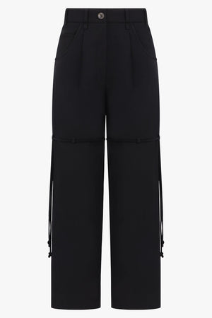 SONG FOR THE MUTE RTW Straight Leg Pant in Recycled Poly | Black