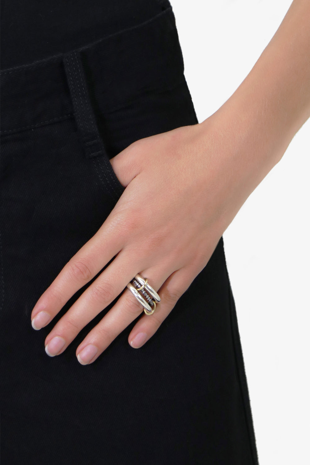 SPINELLI KILCOLLIN JEWELLERY LIBRA NOIR RING