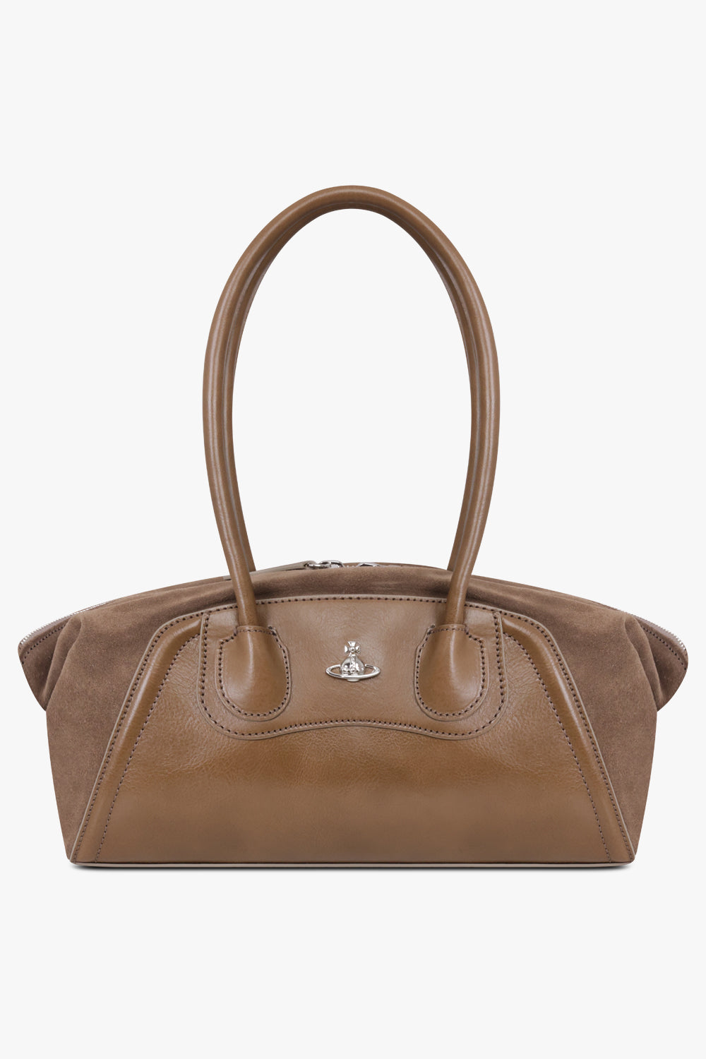 VIVIENNE WESTWOOD BAGS GREY / Oyster Grey Shirley Small Holdall Bag | Oyster Grey