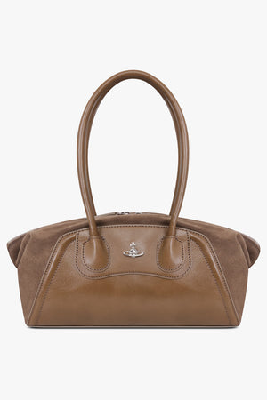 VIVIENNE WESTWOOD BAGS GREY / Oyster Grey Shirley Small Holdall Bag | Oyster Grey