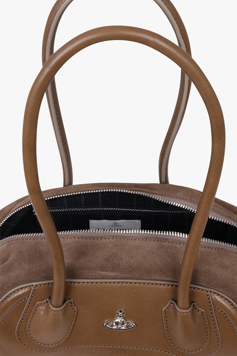 VIVIENNE WESTWOOD BAGS GREY / Oyster Grey Shirley Small Holdall Bag | Oyster Grey