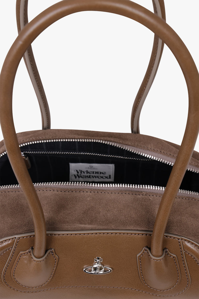 VIVIENNE WESTWOOD BAGS GREY / Oyster Grey Shirley Small Holdall Bag | Oyster Grey