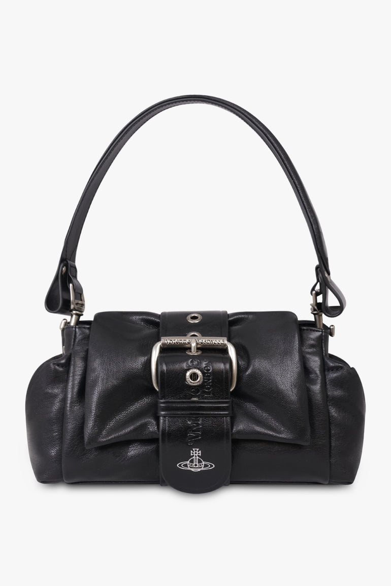 VIVIENNE WESTWOOD BAGS BLACK / Black/Dark Silver Hazel Treasure Handbag | Black/Dark Silver