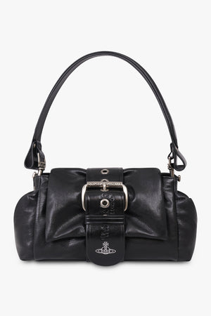 VIVIENNE WESTWOOD BAGS BLACK / Black/Dark Silver Hazel Treasure Handbag | Black/Dark Silver