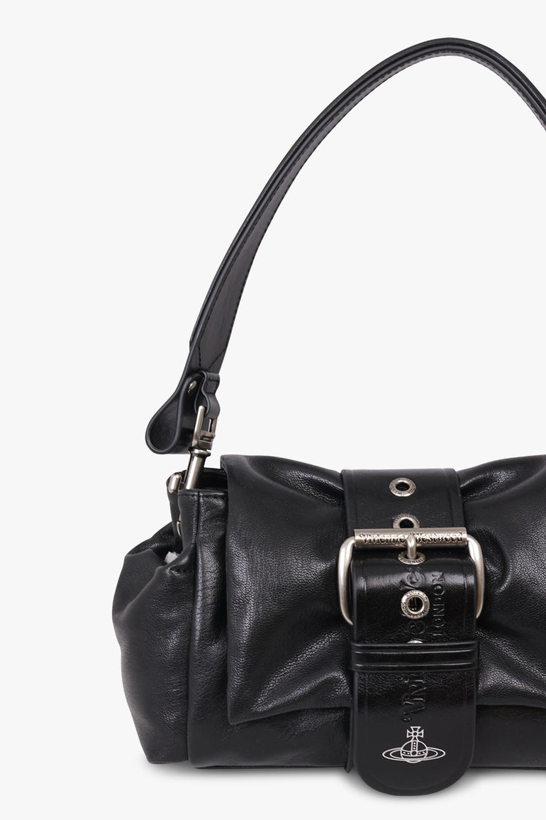 VIVIENNE WESTWOOD BAGS BLACK / Black/Dark Silver Hazel Treasure Handbag | Black/Dark Silver
