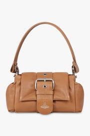 VIVIENNE WESTWOOD BAGS BROWN / Honey/Dark Silver Hazel Treasure Handbag | Honey/Dark Silver
