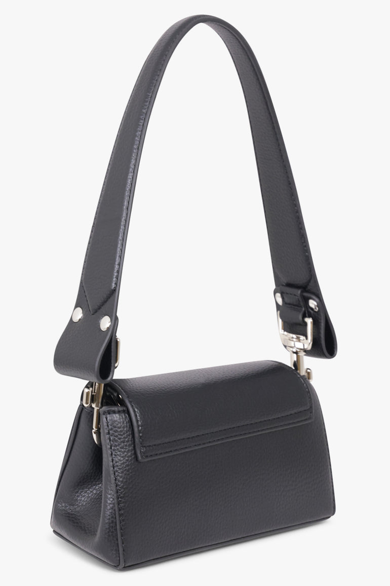 VIVIENNE WESTWOOD BAGS BLACK / Black Hazel Tonal Orb Small Handbag | Black