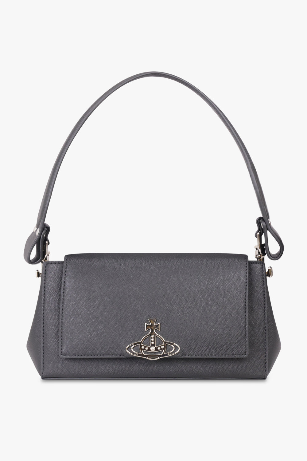 Hazel Tonal Orb Small Handbag | Black – Parlour X
