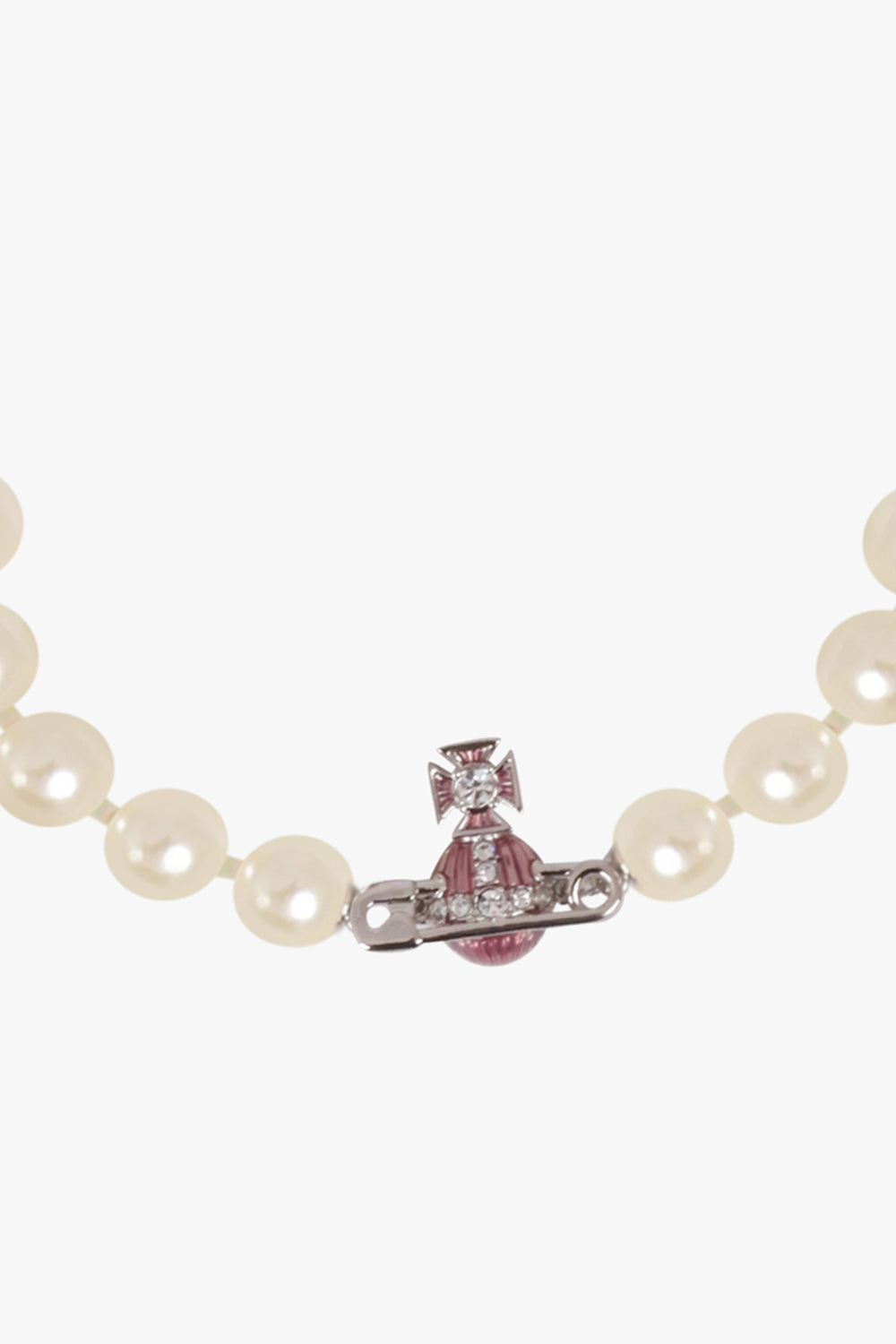 VIVIENNE WESTWOOD JEWELLERY SILVER / Purple/Silver Kitty Pearl Bracelet | Purple/Silver