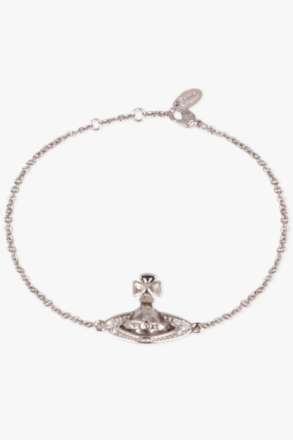 VIVIENNE WESTWOOD JEWELLERY SILVER / White/Silver Simonetta Bas Relief Bracelet | White/Silver