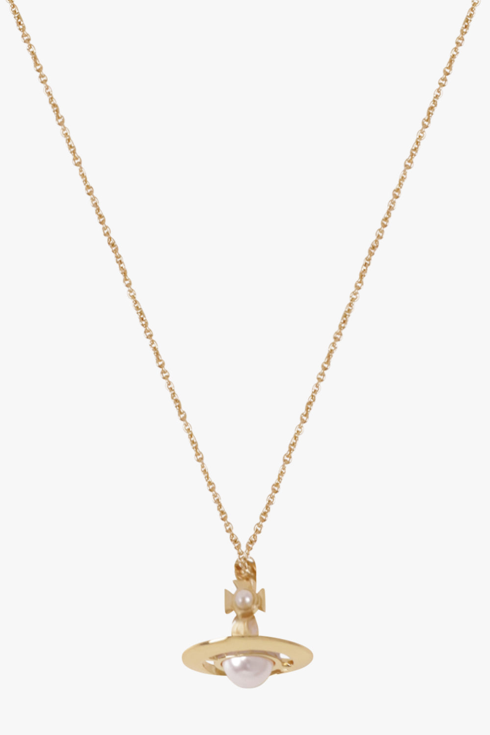 VIVIENNE WESTWOOD JEWELLERY GOLD / Pink/Gold Simonetta Pendant | Gold/White