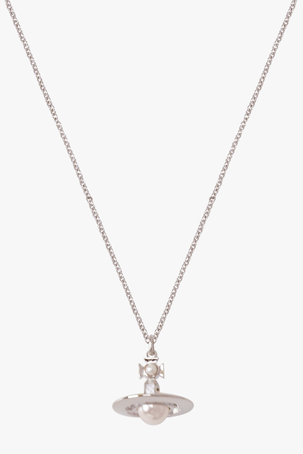 VIVIENNE WESTWOOD JEWELLERY SILVER / White/Silver Simonetta Pendant | White/Silver