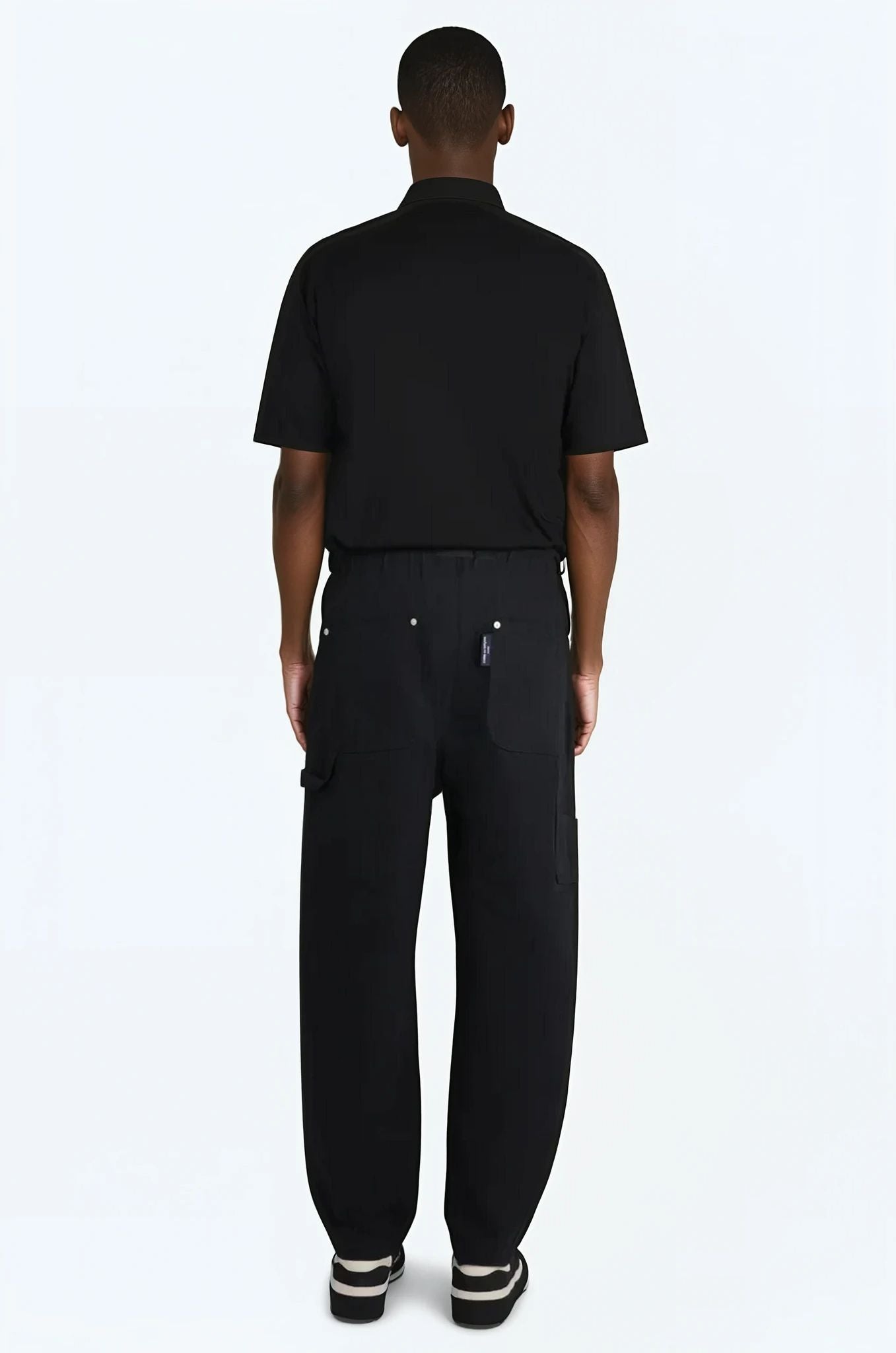 DRIES VAN NOTEN RTW Heer Patchwork S/S T-Shirt | Black