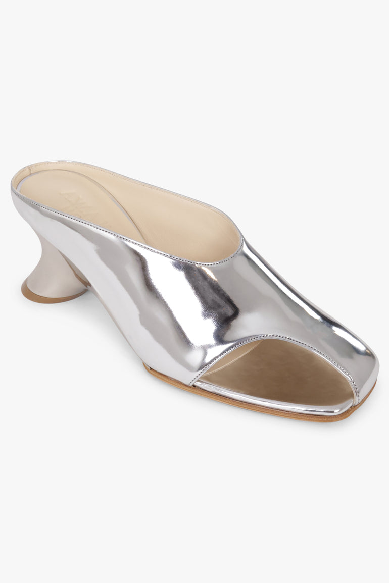 AWAKE MODE SHOES Tess 70mm Mule | Silver/Gold