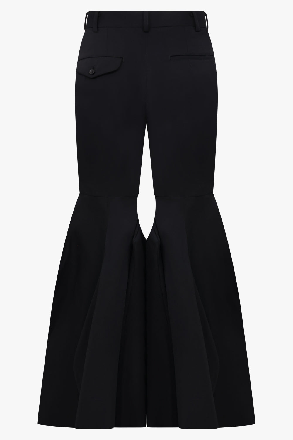 COMME DES GARCONS RTW Ruffle Hem Pant | Black