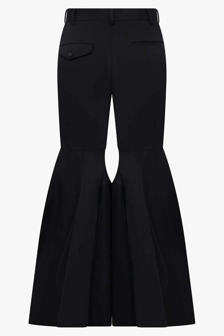 COMME DES GARCONS RTW Ruffle Hem Pant | Black
