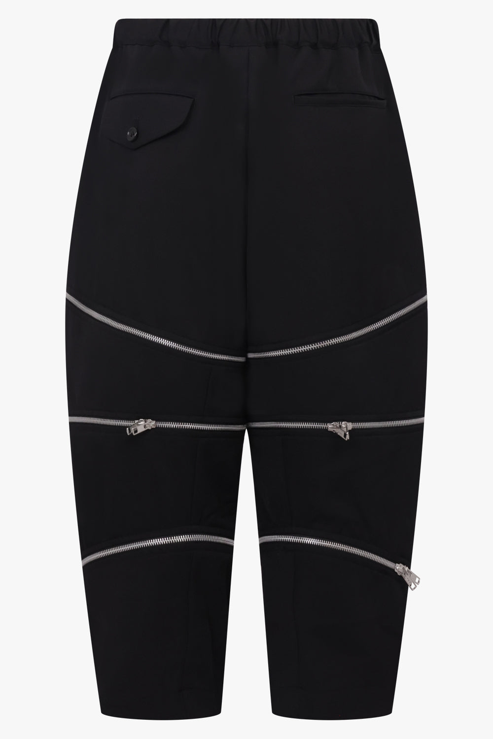 COMME DES GARCONS BLACK RTW Drawstring Waist Panel Crop Pant | Black