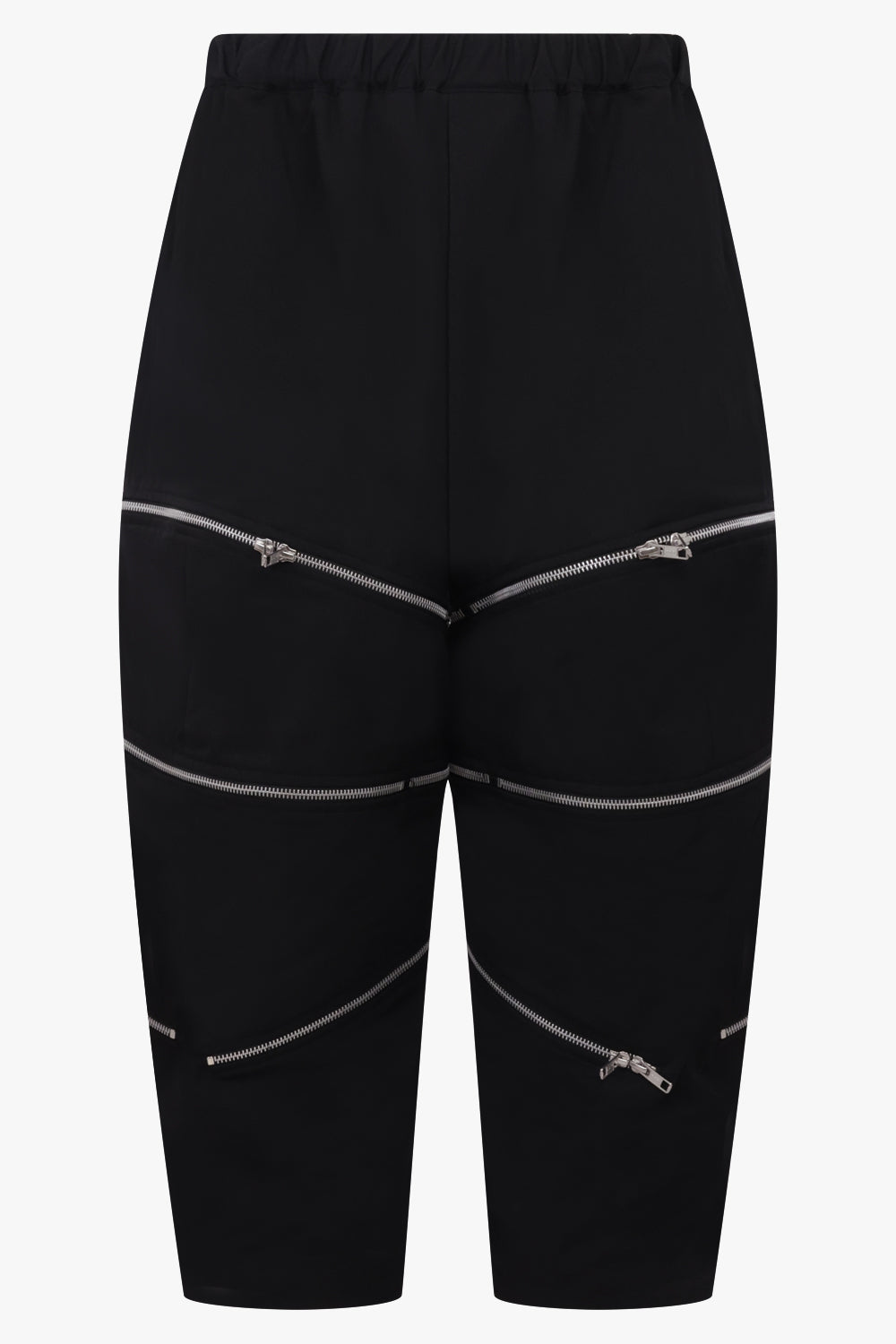 COMME DES GARCONS BLACK RTW Drawstring Waist Panel Crop Pant | Black