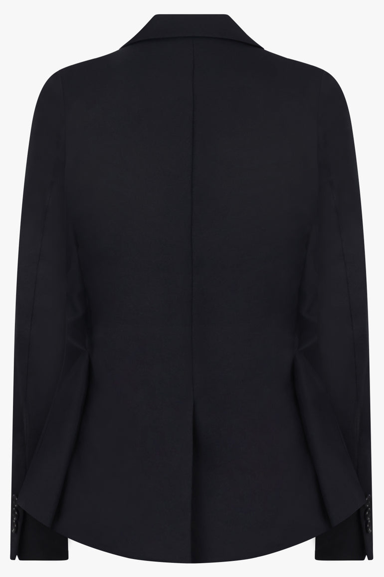 COMME DES GARCONS RTW Drape Pleat Detail Jacket | Black