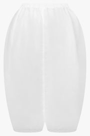 COMME DES GARCONS RTW Drop Crotch Panel Pant | White