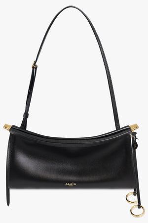 ALAIA BAGS BLACK / Black Le Click East/West Medium Baguette Bag | Black
