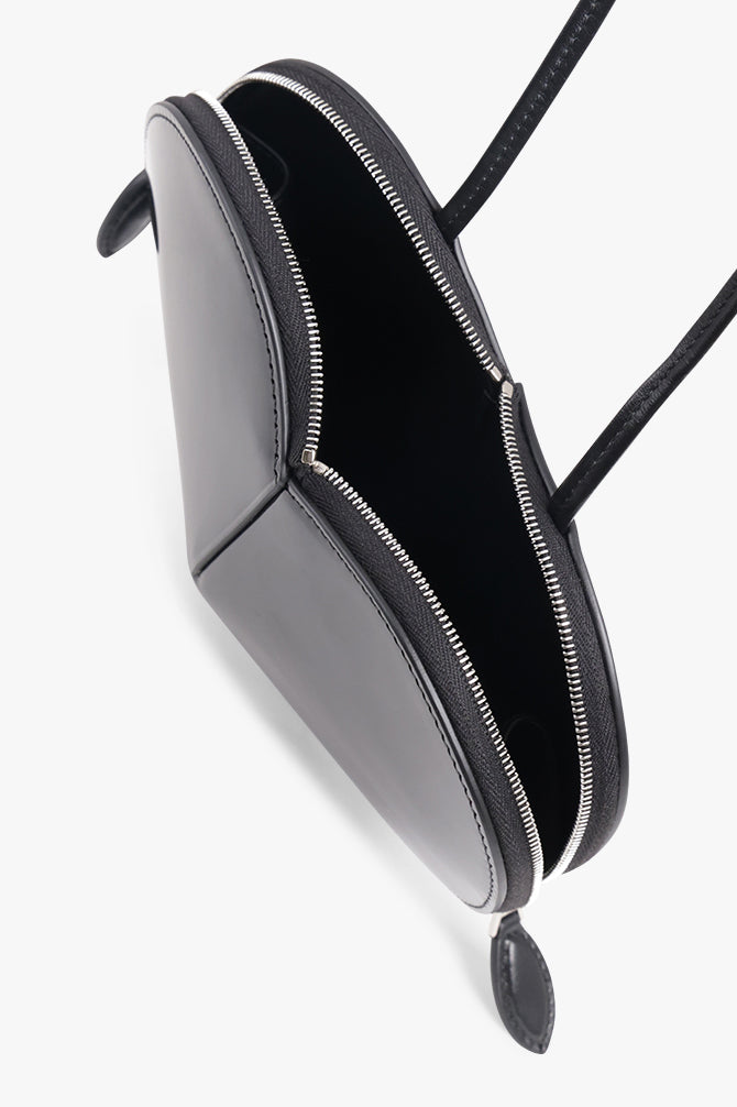 ALAIA BAGS BLACK / NOIR Le Coeur Patent Heart Shaped Bag | Black