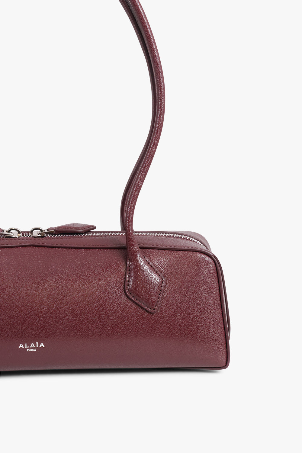 ALAIA MEDIUM-SIZED LE TECKEL GARNET RED BAG ALAIA MEDIUM-SIZED LE TECKEL GARNET RED BAG