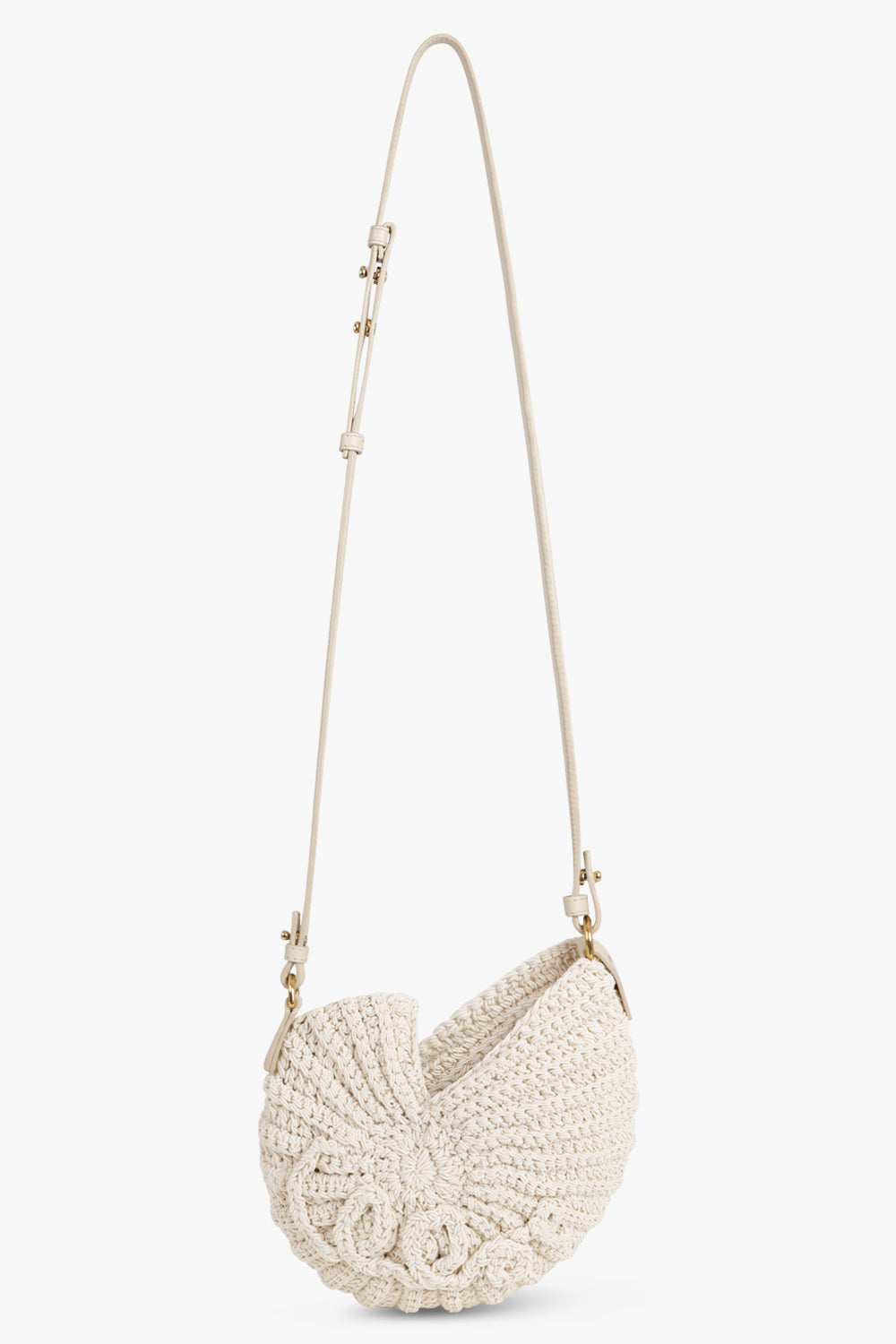 Sea Treasures Crochet Crossbody Bag | Deep Ivory – Parlour X