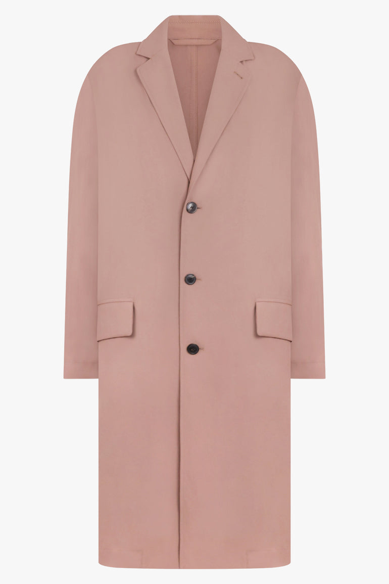 DRIES VAN NOTEN RTW Rinley Relaxed Mid Length Coat | Peach
