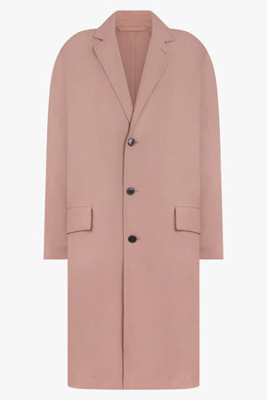 DRIES VAN NOTEN RTW Rinley Relaxed Mid Length Coat | Peach
